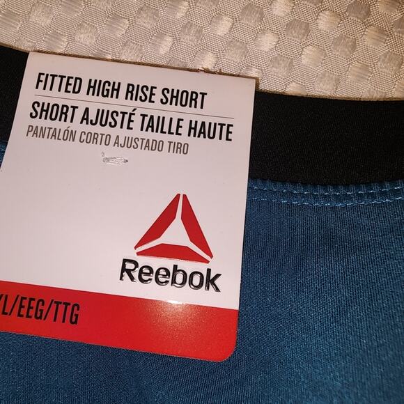 REEBOK NWT MENS SIZE XXL FITTED HIGH RISE SHORTS - Picture 7 of 7